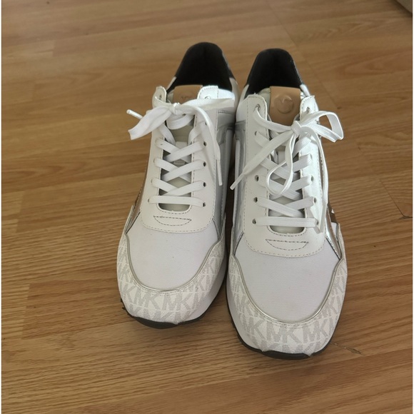 Michael Kors White Sneakers - Picture 2 of 4